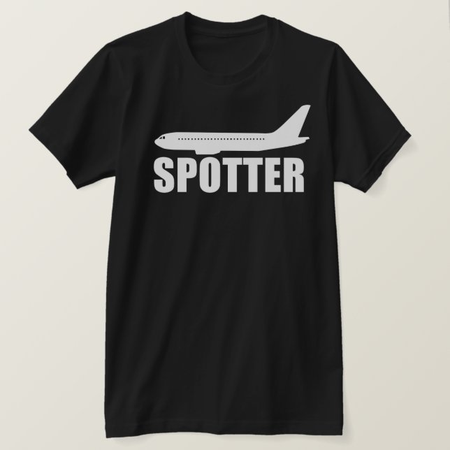 Camiseta Observador de Avião (Frente do Design)