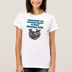 Camiseta Observador de Ciência de Fatias Biológicas de Bele