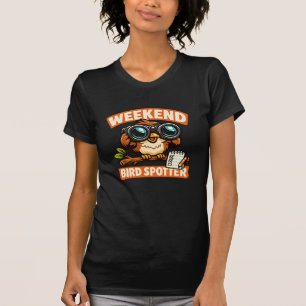 Camiseta Observador de Pássaros de Fim de Semana Coruja