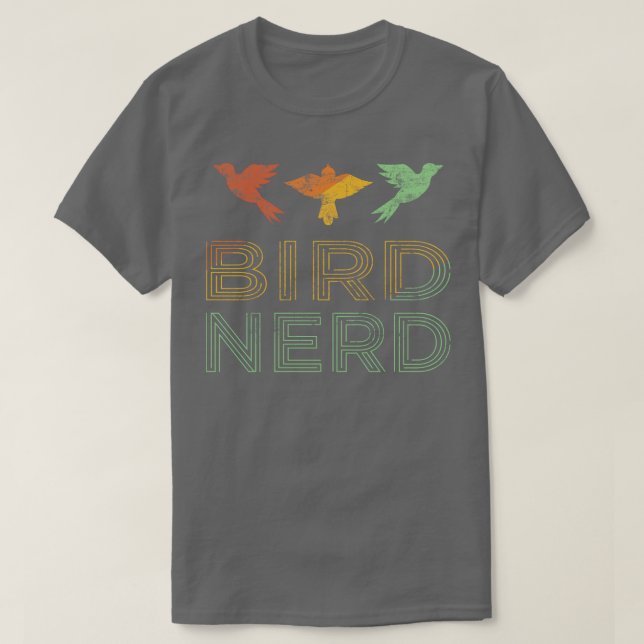Camiseta Observador de pássaros Nerd observando a poeira de (Frente do Design)