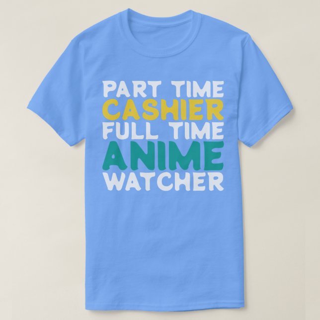 Camiseta Observador de Tempo de Cheio de Caixa de Parte (Frente do Design)