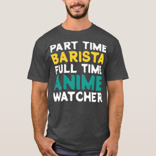 Camiseta Observador de Tempo do Cheio Barista de Tempo de P