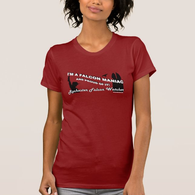 Camiseta Observador do falcão de Rochester - eu sou uma (Frente)