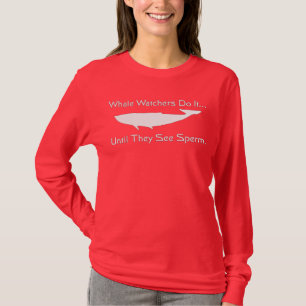 Camiseta Observadores de baleias fazem isso... até verem es