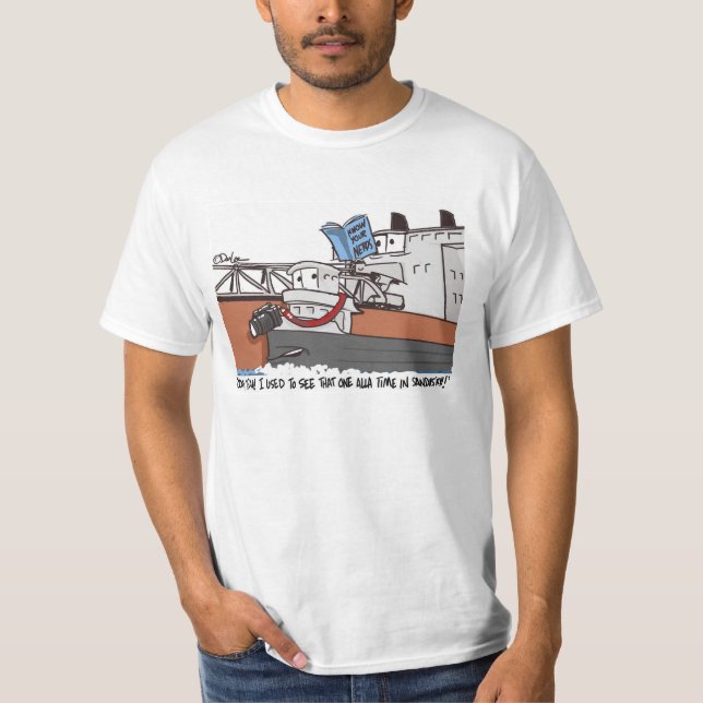 Camiseta Observadores do observador do barco (Frente)