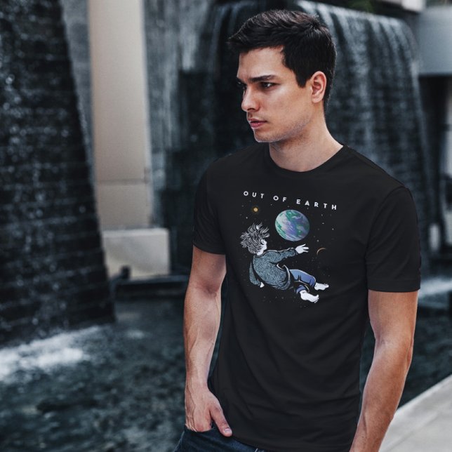 Camiseta Observando a Terra do Espaço (Criador carregado)