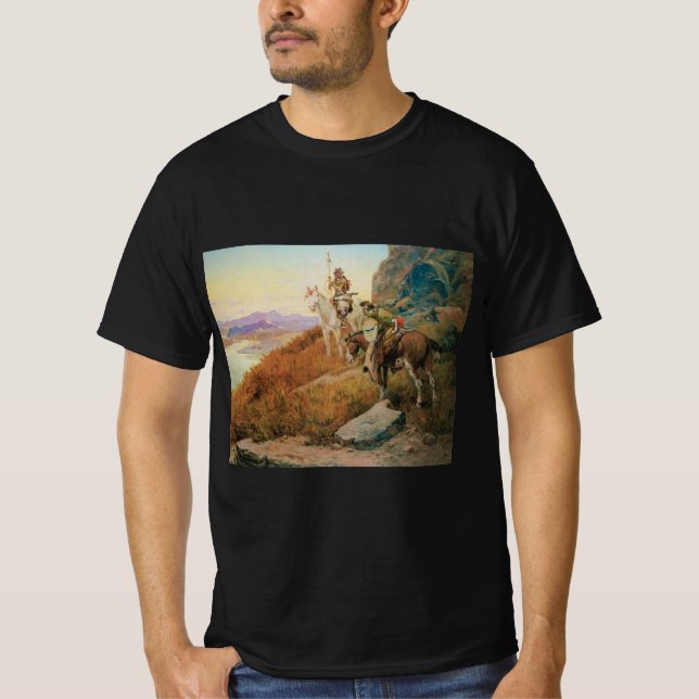 Camiseta Observando os Barcos do Homem Branco de OC Seltzer (Frente)