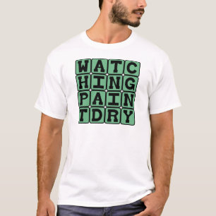 Camiseta Observando Tinta Seca, Extremamente Bordada