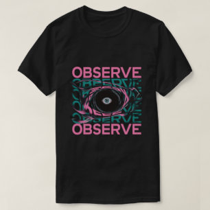 Camiseta Observar - Olhos Surreais e Abstrato