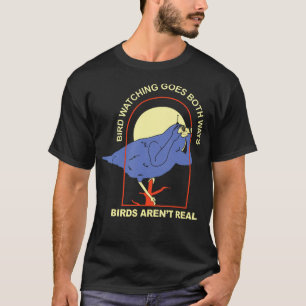 Camiseta Observar pássaros segue as duas maneiras - pássaro