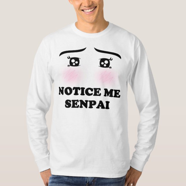 Camiseta Observe-me menina de cora Kawaii Manga do Anime de (Frente)