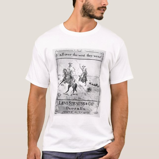Camiseta Observe para Levi Strauss & Co, c.1900 (o litho) (Frente)