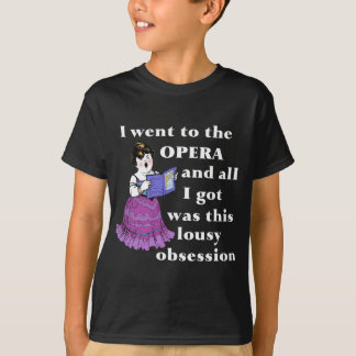 Camiseta Obsessão da ópera