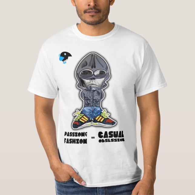 Camiseta Obsessão ocasional da paixão da forma (Frente)