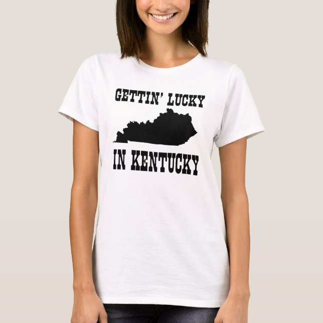 Camiseta Obtenção' afortunado em Kentucky (Frente)