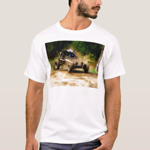 Camiseta Obtendo o ar em um carrinho de duna