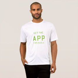 CAMISETA OBTENHA A APLICAÇÃO NO ZAZZLE