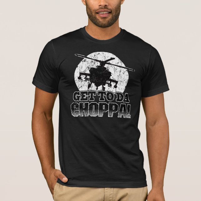 Camiseta Obtenha à Dinamarca Choppa! (Frente)