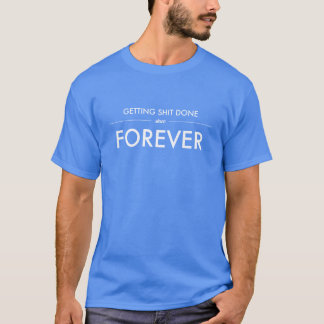 Camiseta Obtenha a merda feita