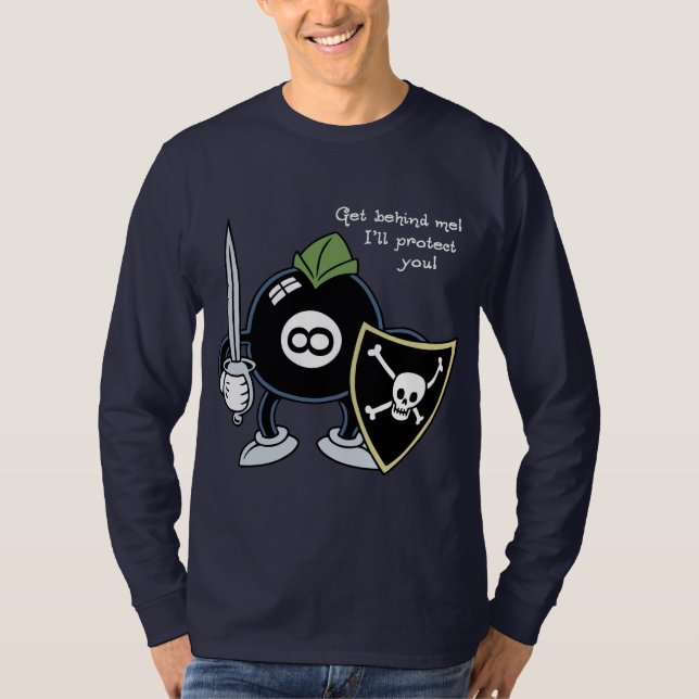 Camiseta Obtenha atrás do 8-Ball! (Frente)