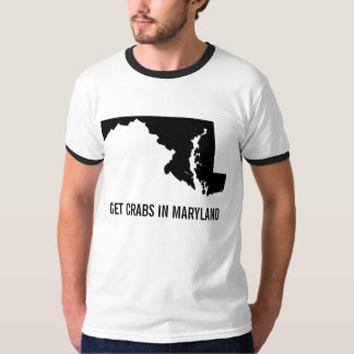 CAMISETA OBTENHA CARANGUEJOS EM MARYLAND