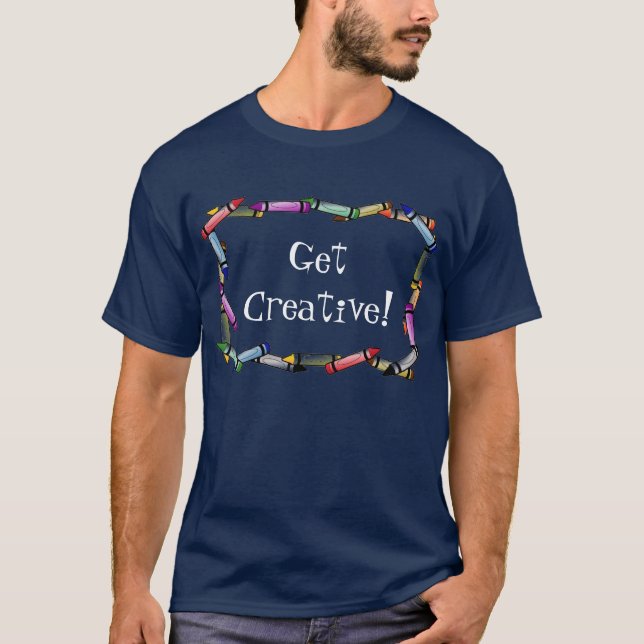 Camiseta Obtenha criativo! (Frente)