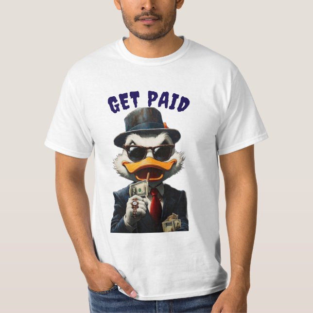 Camiseta Obtenha design pago por zeek clássico (Frente)