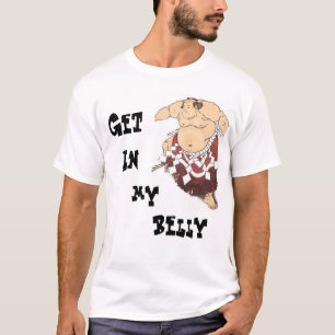 Camiseta Obtenha em minha barriga