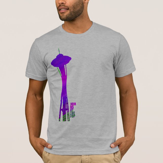 Camiseta Obtenha levantado (Frente)