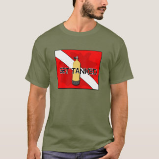 Camiseta Obtenha o t-shirt do MERGULHADOR do tanque