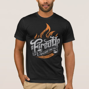 Camiseta Obtenha o Tshirt do preto da edição de FiredUp