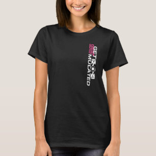 Camiseta Obtenha o vertical do t-shirt das mulheres