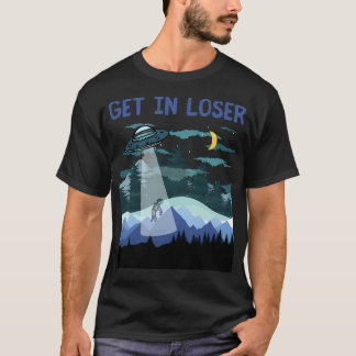 Camiseta Obtenha Presente De Vintage De Abdução De Alieníge