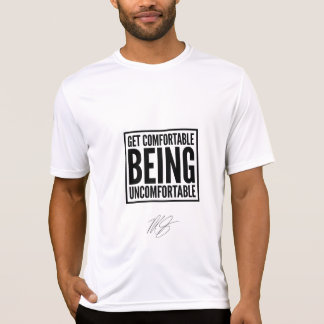 Camiseta Obtenha ser confortável t-shirt incômodo