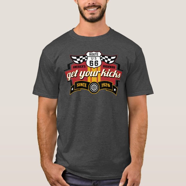 Camiseta Obtenha seus pontapés (Frente)