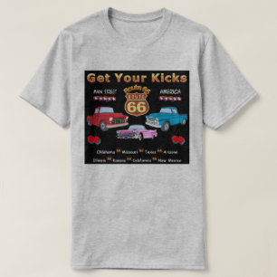 Camiseta Obtenha seus pontapés. Distribua 66 t-shirt e