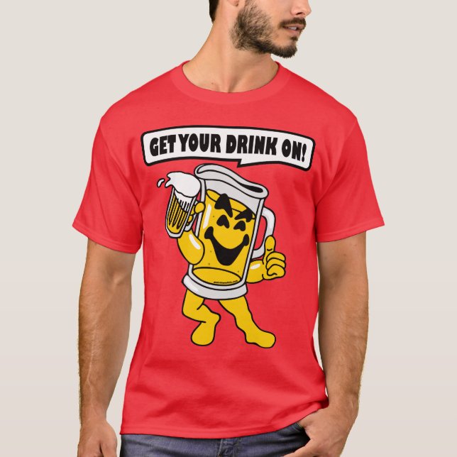 CAMISETA OBTENHA SUA BEBIDA SOBRE (Frente)