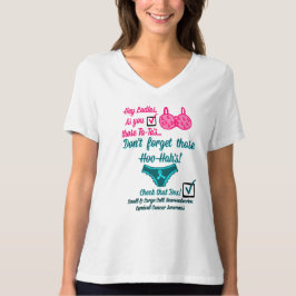 Camiseta Obtenha verificado! Consciência fêmea do cancer! 2