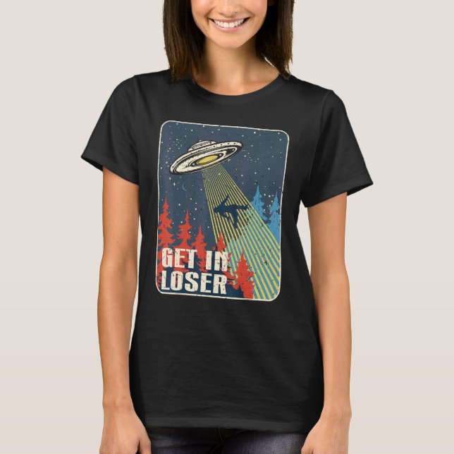 Camiseta Obter Alienígena Perdido Ufo (Frente)
