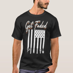 Camiseta Obter barbeiro 1 desbotado