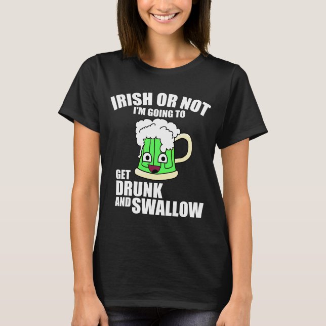 CAMISETA OBTER BEBADO E SWALLOW (Frente)
