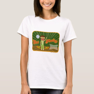 Camiseta Obter o caractere de macaco de meia personalizáve