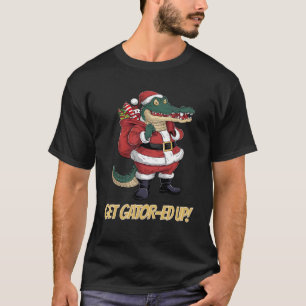 Camiseta Obter o Gator Ed para o Alligador Natal