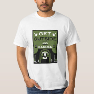 Camiseta Obter Presente de Jardinagem Exterior