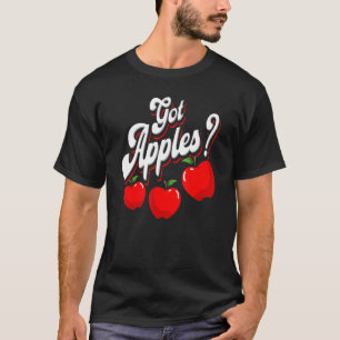 Camiseta Obteve Maçãs Seletor de Maçã Fruta Orgânica Faze