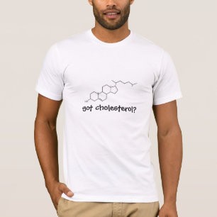 Camiseta obtido? colesterol do t-shirt