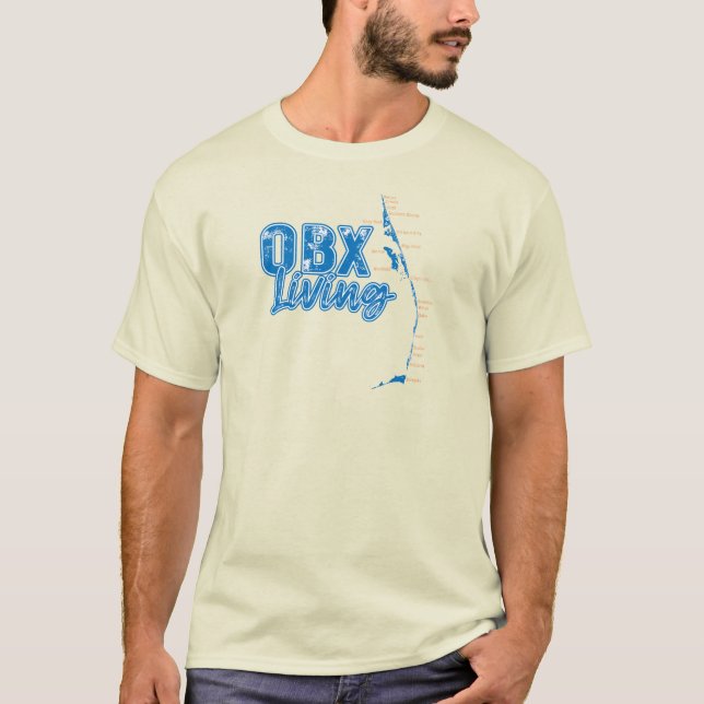 Camiseta OBX Vivendo na Água e no Sol (Frente)