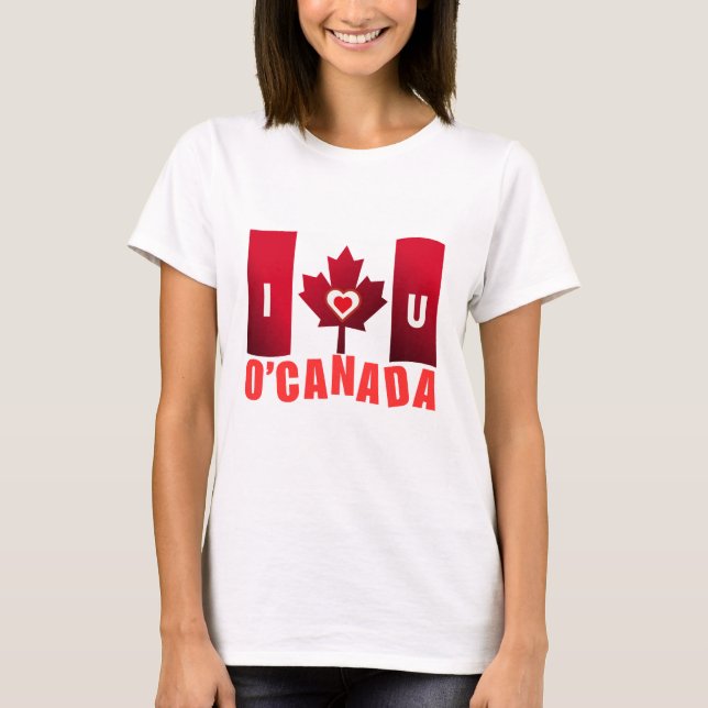 Camiseta O'Canada I Love You (Frente)