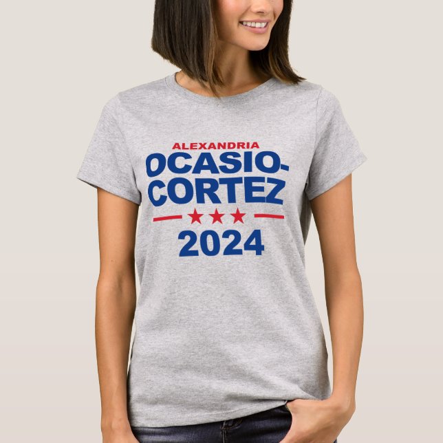 CAMISETA OCASIO-CORTEZ 2024 (Frente)