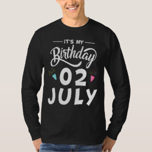 Camiseta Ocasiões Especiais De Festa De Aniversário Para A
